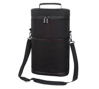 Porte-bouteille d'eau - Porte-bouteille isotherme, sac isotherme vin de voyage | Sac isotherme à vin avec poignée, sangle réglable Bouteille de vin rembourrée pour pique-nique, excursions à la plage