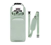 Porte-bouteille d'eau pour la marche, cordon de serrage réglable avec poche - Accessoires pour bouteille d'eau - Pour sport, randonnée, voyage, plein air, plage, bureau, école, voiture, croisière