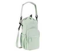 Porte-Bouteille d'Eau Sac Isotherme Portable pour Bouteille | Pochette Organisatrice Étanche Grande Capacité, Bandeau Réglable, Équipement Sport pour Randonnée Fitness Aventure Pêche