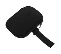 Porte-bouteille en Néoprène Noir avec Poignée et Poches pour Sport | Pochette Compacte, Rangement pour Pièces et Petits Objets, Protection Pratique, Usage Salle et Extérieur
