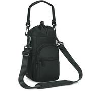 Porte-bouteille isotherme - 1 litre - Tissu résistant à l'eau - Noir