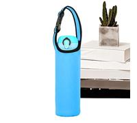 Porte-Bouteille Isotherme de 400 à 600 ML, Sac de Transport pour Bouteille d'eau avec poignée, Protection en néoprène | pour et Adultes pour Les déplacements, Les promenades, Multicolore, Bleu