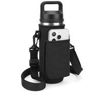 Porte-Bouteille Linkidea avec Sangle pour Yeti Rambler 18 oz, Noir