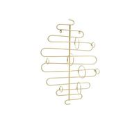 Porte-bouteilles mural Mauro Ferretti Alid 53x13x72 cm or pour 4 bouteilles