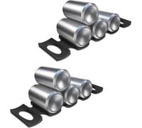 Porte-bouteille pliable en silicone noir