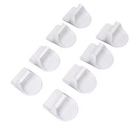 Porte-bouteille Pulvérisateur pour Cuisine Salle de Bain, 8 Pack | Support mural adhésif, organisateur de rangement pour armoires sous évier, 84 x 59 x 44 mm, blanc