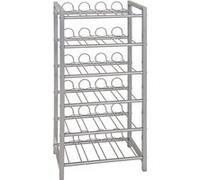 Porte bouteilles 6 alu, L34 x H72 x P22 cm -PEGANE- Autre