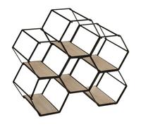Porte-Bouteilles 6 Cases Arty 29cm Noir