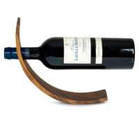 Porte-bouteilles en bois d'acacia, 28 x 7,5 cm, étagère à vin