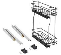 Porte-bouteilles latéral extractible TitaneMax Gris anthracite G