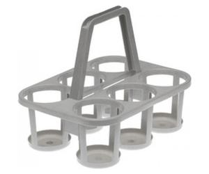 Porte-bouteilles - ok - 6 compartiments - PP - Gris foncé - Synthétique