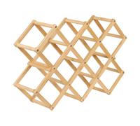 Porte-Bouteilles Pliant Bambou 55cm Naturel