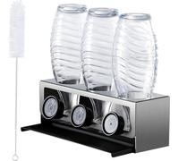 Porte-bouteilles pour SodaStream Crystal Premium Support d'égouttage & égouttoir en acier inoxydable