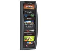 Porte-brochures mural Quick fit, A5, gris