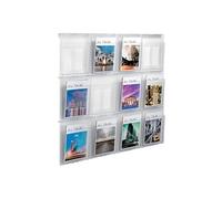 Porte-brochures mural 'the placativ', transparent