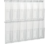 Porte-brochures mural 'the placativ', transparent