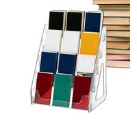Porte-brochures - Présentoir de documents de table à 5 niveaux - Organiseur de catalogue de brochures, pour bureau, école, hôtel, salle à manger, zones de réception commerciales, réceptions