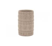 Porte brosse à dent - Céramique - Beige - Relief SPIRELLA