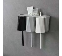 Porte-brosse à dents avec 3 tasses - support de rangement pour dentifrice et caddie de douche