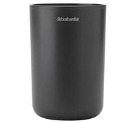 Porte brosse à dents avec séparateur effet grès gris anthracite Renew Brabantia