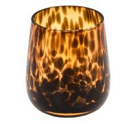 Porte-brosse à dents en verre Dotty flammes marron - 5five