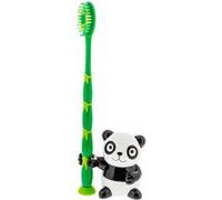 Porte brosse à dents et Brosse à dents - Pandasmile Vert - Pylones Vert G