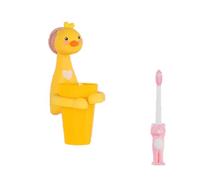Porte-Brosse à Dents pour Enfant - Cadeau de Noël - Animaux de Dessin animé - Gobelet de Salle de Bain - Verre - Boule de Bain - Support de Dentifrice