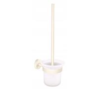 Porte-brosse WC TESA MOON, suspendu, installation sans perçage, métal, blanc