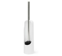 Porte-brosse WC Umbra - Support lesté - Blanc - Plastique - Avec brosse WC