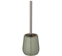 Porte Brossee Wc Wenko Sirmione Céramique Verte 10,5 X 40 Cm Avec Porte Brosse Wc En Cuivre Et Brosse Wc Avec Tête Interchangeable Accessoires Wc Design Pour sélle De Bain Moderne Et élégante