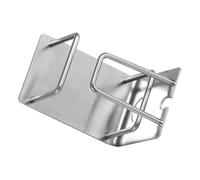 Porte-brosses à Dents Mural en Acier Inoxydable Support tasse | Fixation Adhésive sans Perçage, Design Suspendu, pour Salle de Bain, Lavabo, Maison