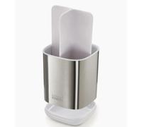 Porte brosses dents inox EasyStore Joseph Joseph rangement compact gris