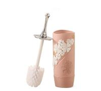 Porte-brosses WC en acier inoxydable avec poignée