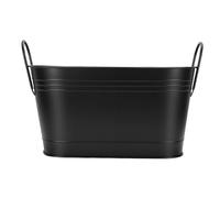 Porte-bûches en Fer élégant, Porte-bûches en Fer pour Usage Intérieur et Extérieur, Métal Noir, 1 unité