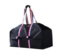 Porte-bûches Sac robuste imperméable en Oxford 600D | Sac à bûches imperméable avec sangle hache et poignées Pour Camping Extérieur Jardin Cheminée Poêle Grill Barbecue