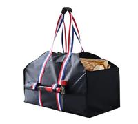 Porte-bûches Sac Robuste imperméable en Oxford 600D | Sac De Transport De Bûches Résistant Imperméable Avec Sangle Pour Hache Et Poignées pour camping extérieur grill barbecue