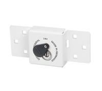 Porte-cadenas - sécurité véhicule utilitaires - 141/200 + cadenas 23/70 - blanc ABUS
