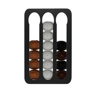 Porte-Capsules De Dosettes Café, Compatible Avec Les Dolce Gusto, Tiroir Rangement, Support for Podcast, Ensemble Organisateur(Black)