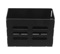 Porte-capsules en Fer Forgé Noir pour Cave à Vin, Style Industriel | Récipient Ajouré Compact, Fixation Murale Table, pour Capsules de Bouteilles et Bar