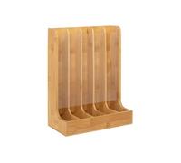 - Porte-capsules en plastique et bambou - Beige