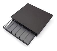Porte Capsules Pour 36x Capsules Support à Machine Café Tiroirs Distributeur Etagere rangement en metal Stockage Dolce Gusto [468]