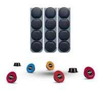 Porte-capsules pour Lavazza à Modo Mio, à coller, compatible avec capsules a Modo Mio adhésifs 3M, 4 capsules chacune - Lot de 3