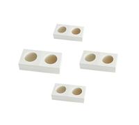 Porte-Capsules pour Pièces de Monnaie 200 Pièces en Papier Blanc
