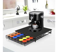 Porte-Capsules,Tiroir de Rangement 30 Pièces pour Dosettes,Tassimo Tiroirs à Capsules de Café,Porte Dosette Tassimo,Support pour Machine à Café Avec Organisateur de Dosettes