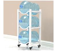 Porte-carafe à eau robuste avec 4 roulettes pour bureau, restaurant, salle de sport - Support de refroidisseur d'eau durable pour une distribution facile