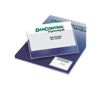 Porte Carte Adhesive Pp 60x105 - Blister De 10