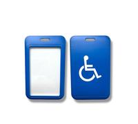 Porte-carte d'identité pour personnes handicapées avec fente pour cordon, pour cartes d'identité handicapés (1)