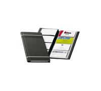 Porte-carte visite 96 cartes visifix gris