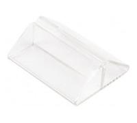 Porte-cartes acryliques transparents Olympia - 70 x 55 x 25 mm - - Acrylique Transparent G