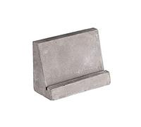 Porte-cartes APS, lot de 2, porte-cartes de table, porte-photo, béton, 30 cartes d'inscription incluses, 15 x blanc et 15 x noir